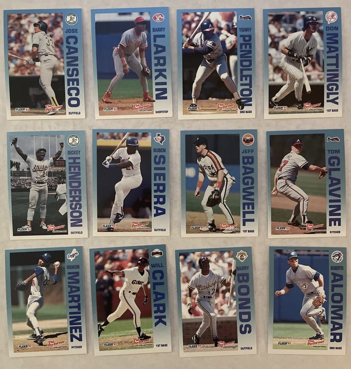 1992 FLEER 7-11 CITGO The Performer Collection Complete Set 1-24 Ken Griffey Jr