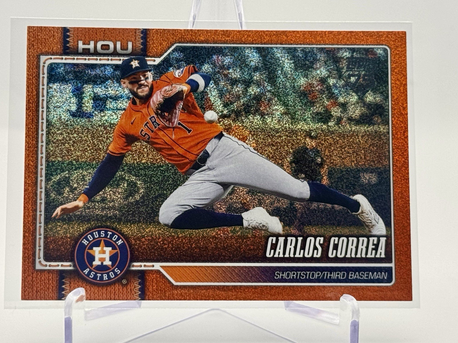 2026 Topps Series 2 Carlos Correa Orange Foil/25 Color Match
