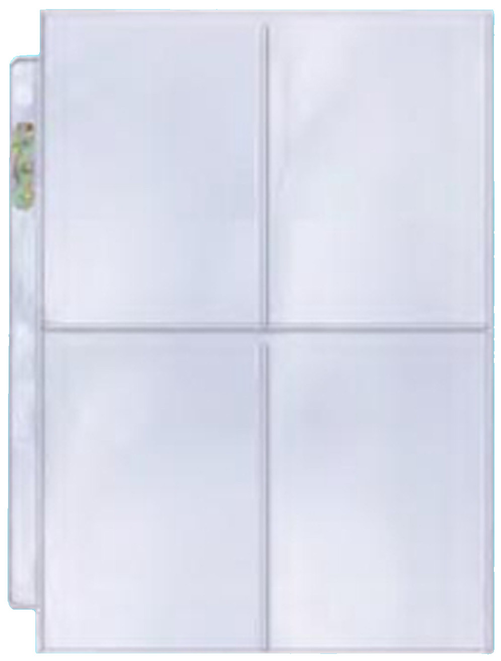 25 Ultra Pro Platinum 4-Pocket Pages 3-1/2 x 5-1/4 Protectors Sheets for Binder