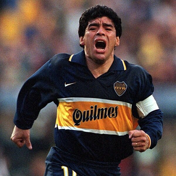 BOCA Jr. HOME 96/97 – Blue – MARADONA # 10 – 2XL (Run Small) – Jersey Retro