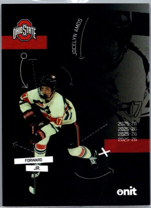 2025-26 ONIT NIL Ohio State Women’s Hockey #SIL-3 Jocelyn Amos Silhouette