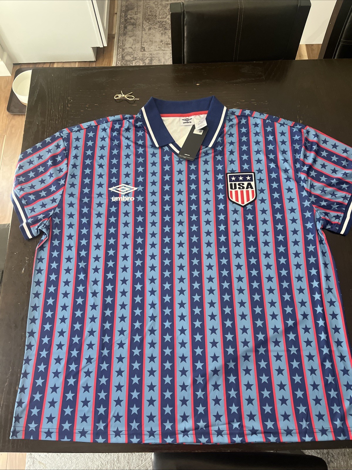 NWT Umbro United States National Soccer Team Jersey Men’s 2XL Blue