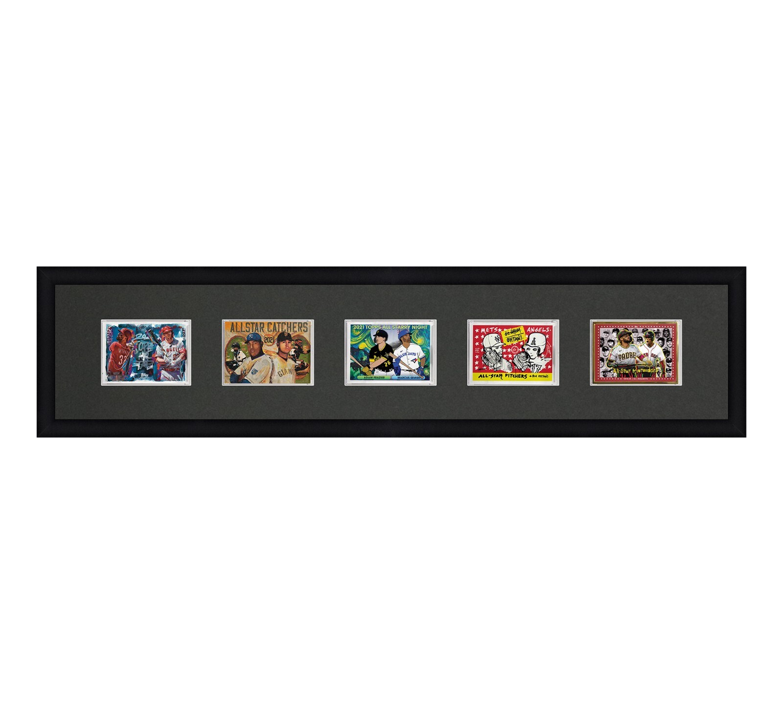 Card Frame For Magnetic Holders Holds (5) Ultra Pro 1 One Touch/BCW +UV Option