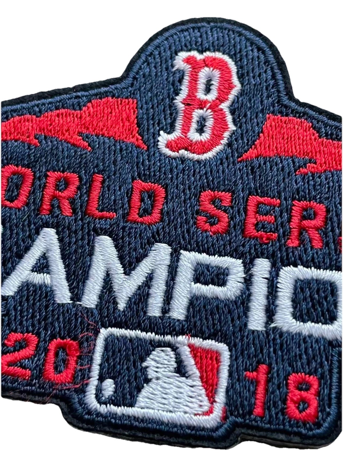 Boston Red Sox 2018 World Series Champions Patch MLB Iron On Sew On 4.5″x3″ NEW