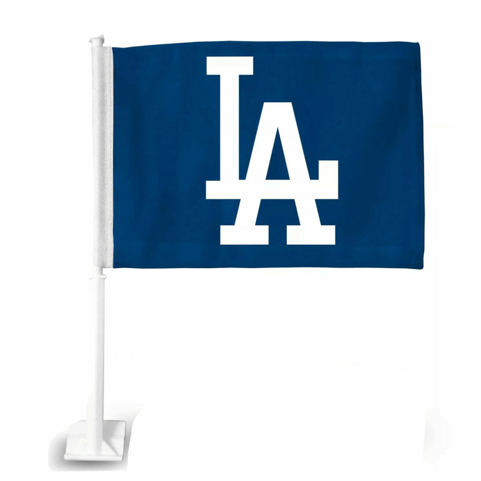 MLB Los Angeles Dodgers Car Auto Flag Banner & Pole 2 sided
