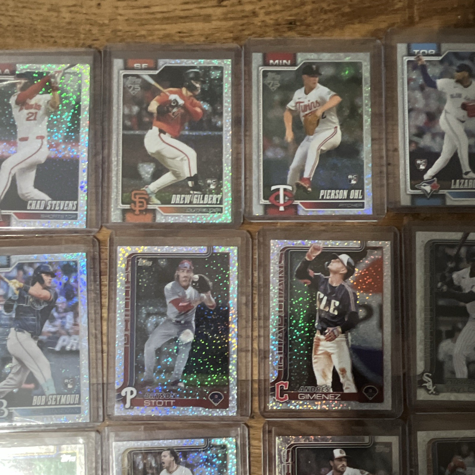 Topps sand glitter 2025 MLB 18-Card Rookie mix Lot