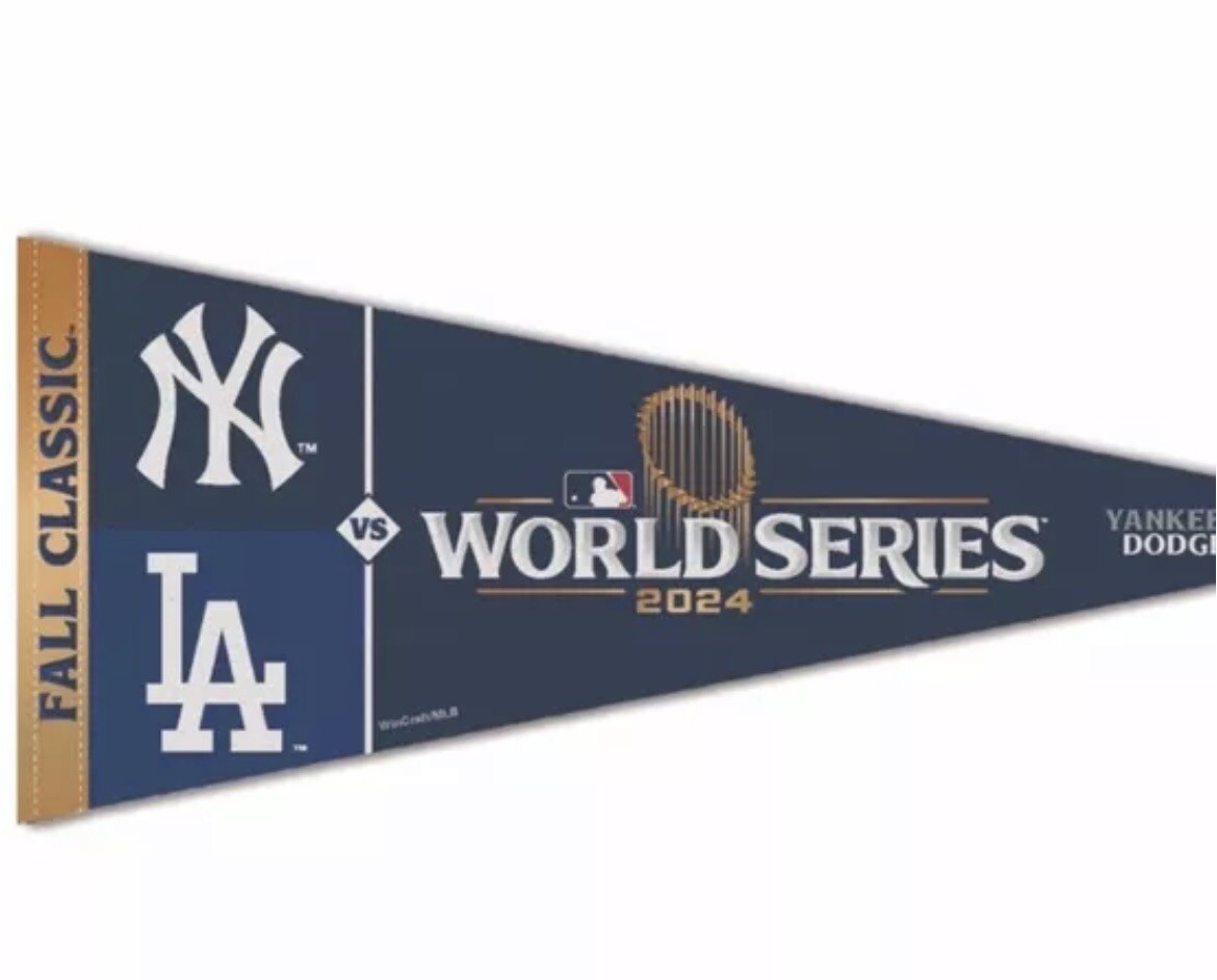 World Series Pennant 2024 dodgers Vs Yankees MLB Ohtani Judge
