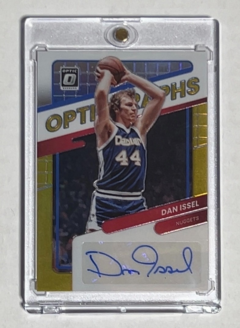 2021-22 Panini Donruss Optic Dan Issel Opti-Graphs Gold Auto 08/10 #OG-DIS