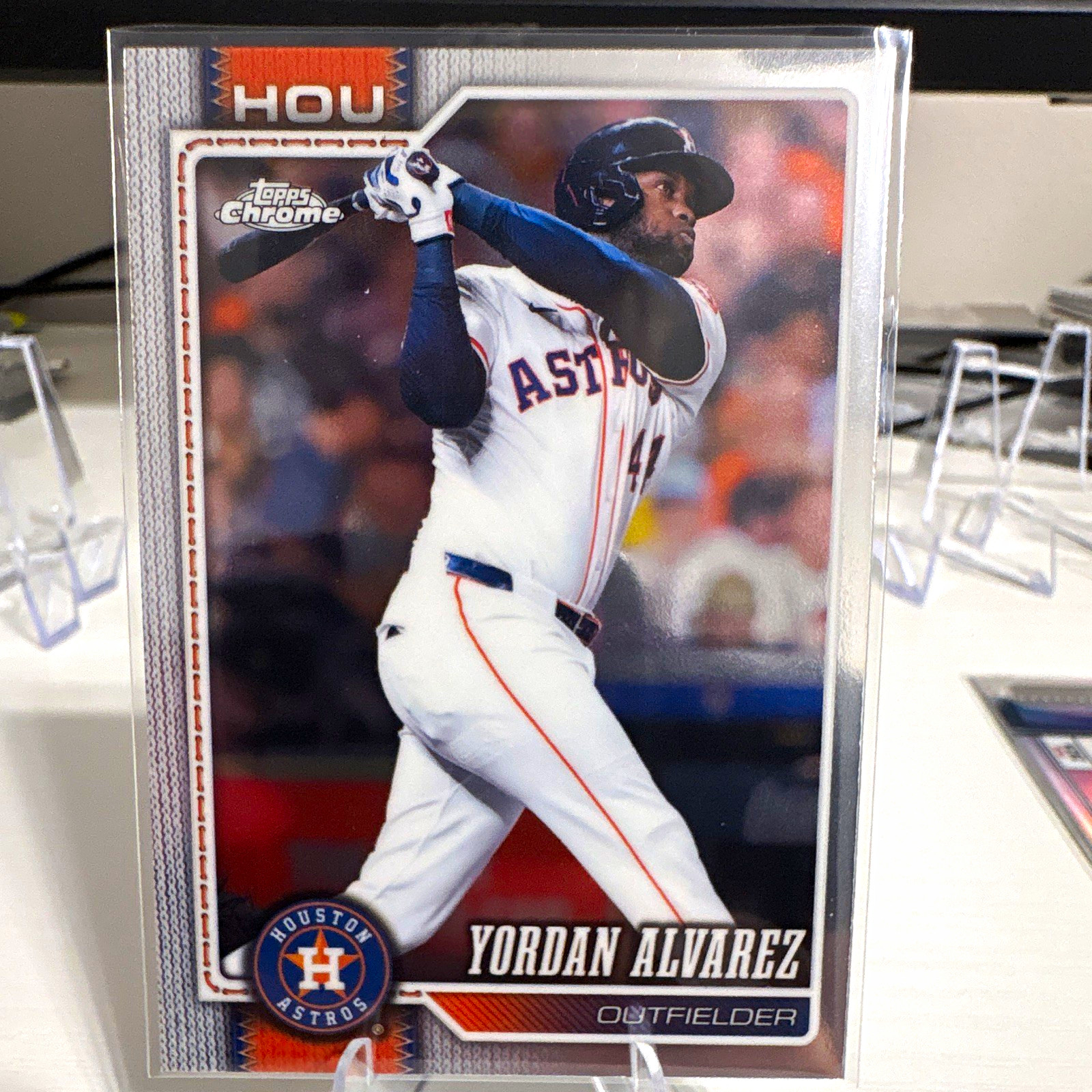 Topps 2025 Topps Chrome Yordan Alvarez #3 Houston Astros MLB Baseball Card