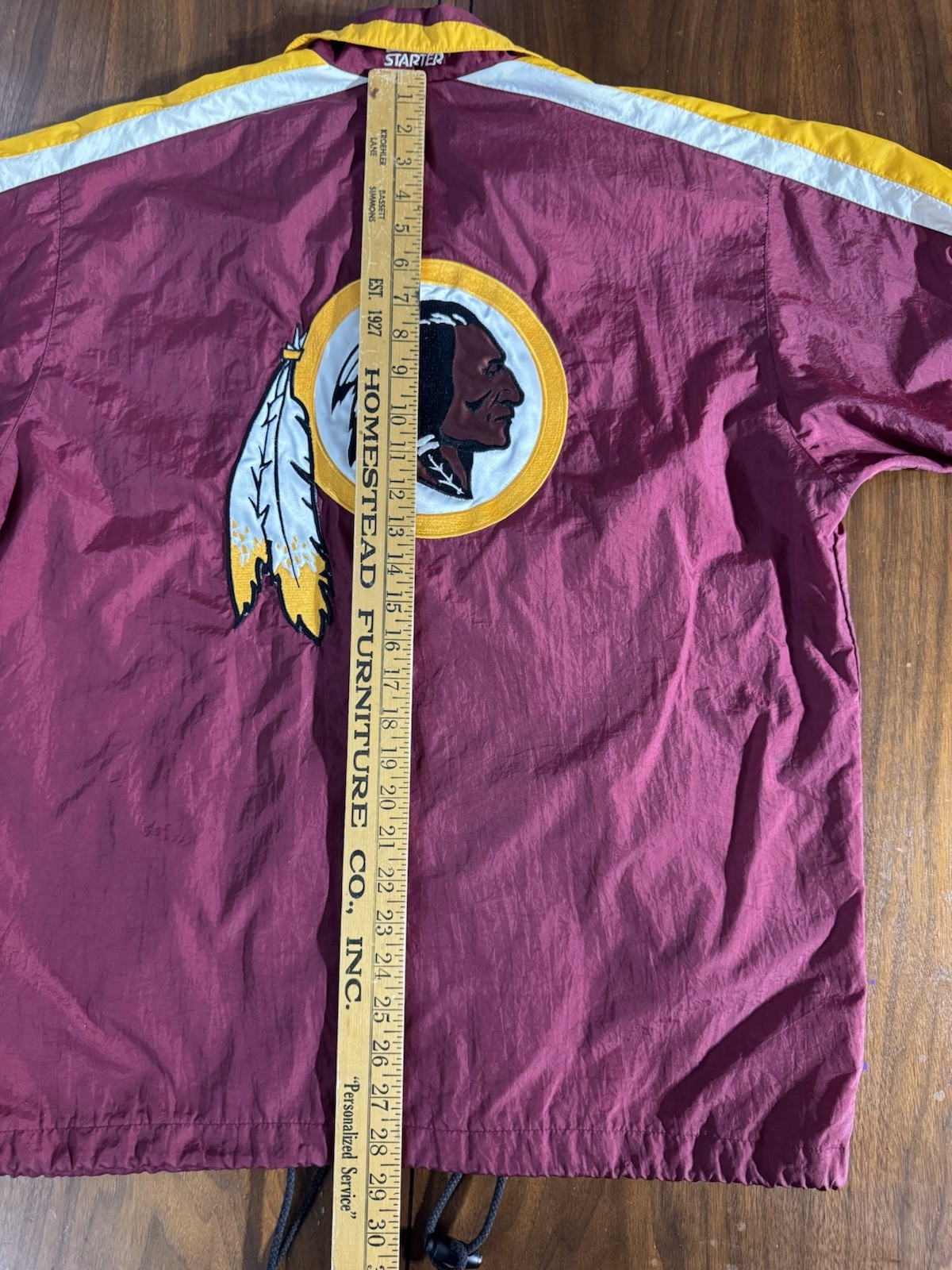 80s 90s Washington Redskins Starter Windbreaker Jacket size S maybe M Hong Kong