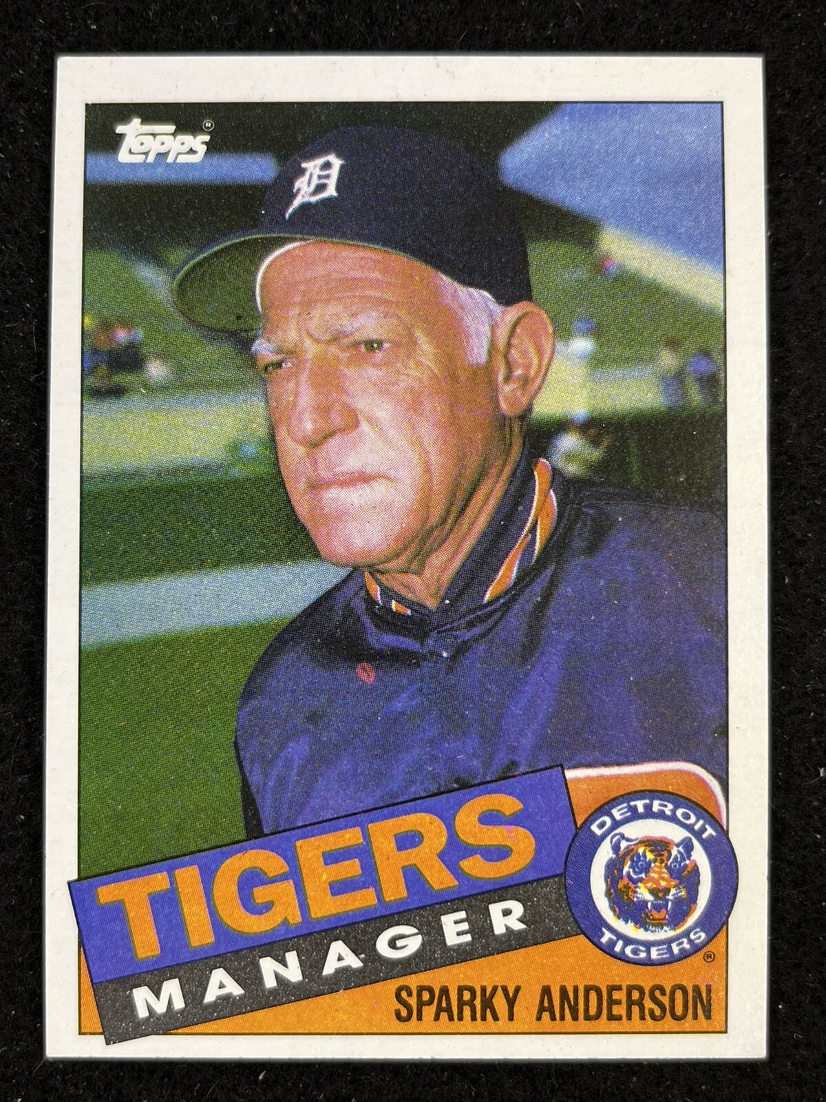 1985TOPPS- SPARKY ANDERSON #307 TIGERS
