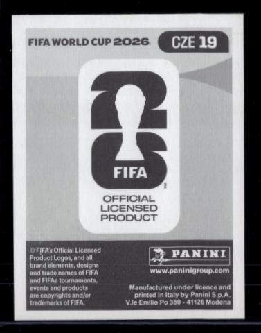 2026 Panini World Cup Sticker Collection Adam Hlozek Czechia Gold Crumple