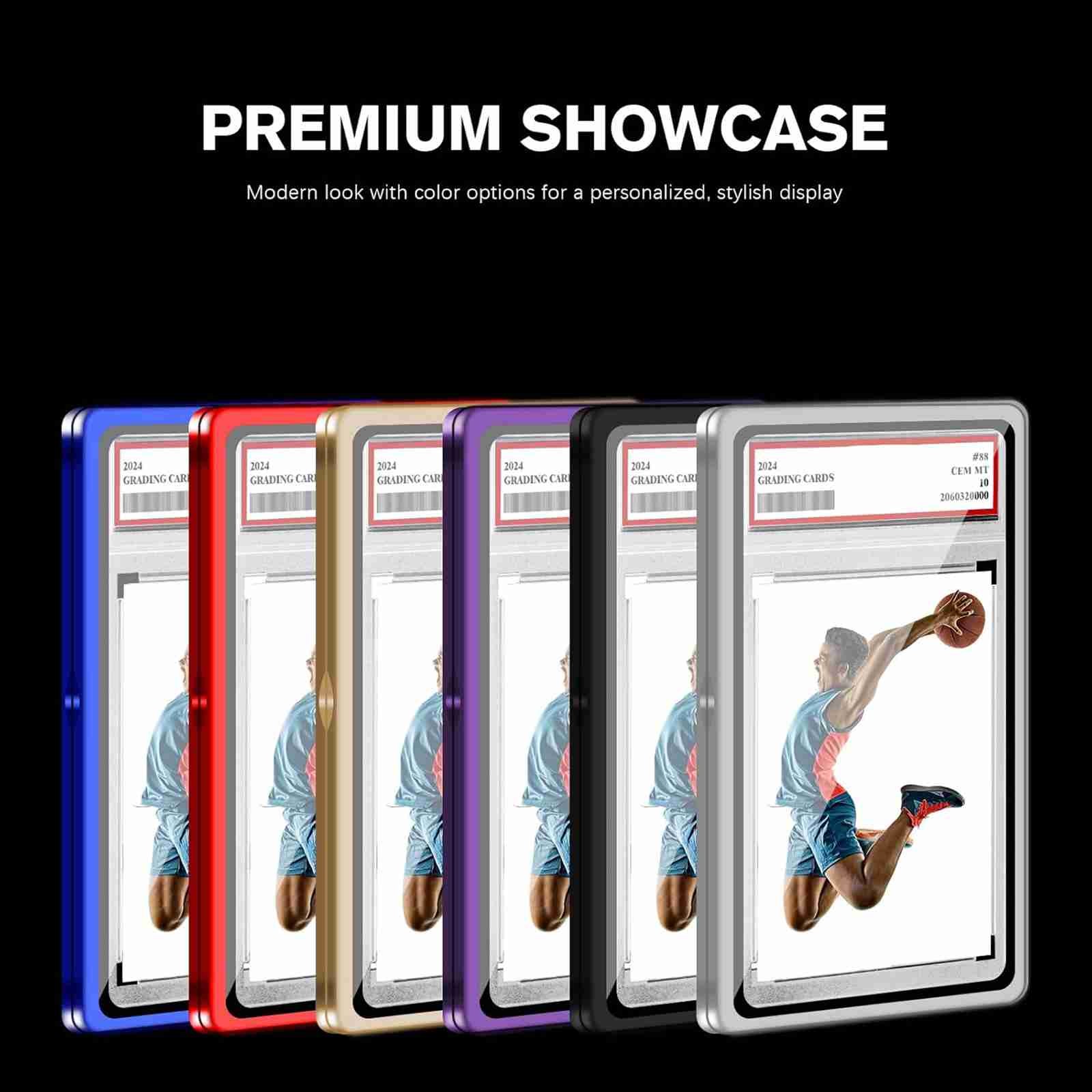 for PSA Slab Graded Trading Cards Protector Holder 35PT Magnetic Case Display