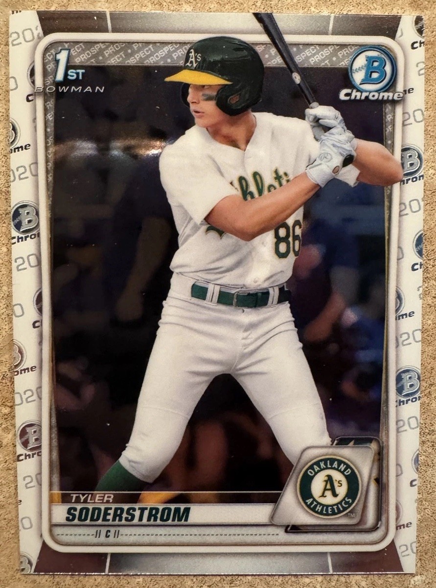2020 Bowman Draft – Chrome Tyler Soderstrom #BD-119 (RC)
