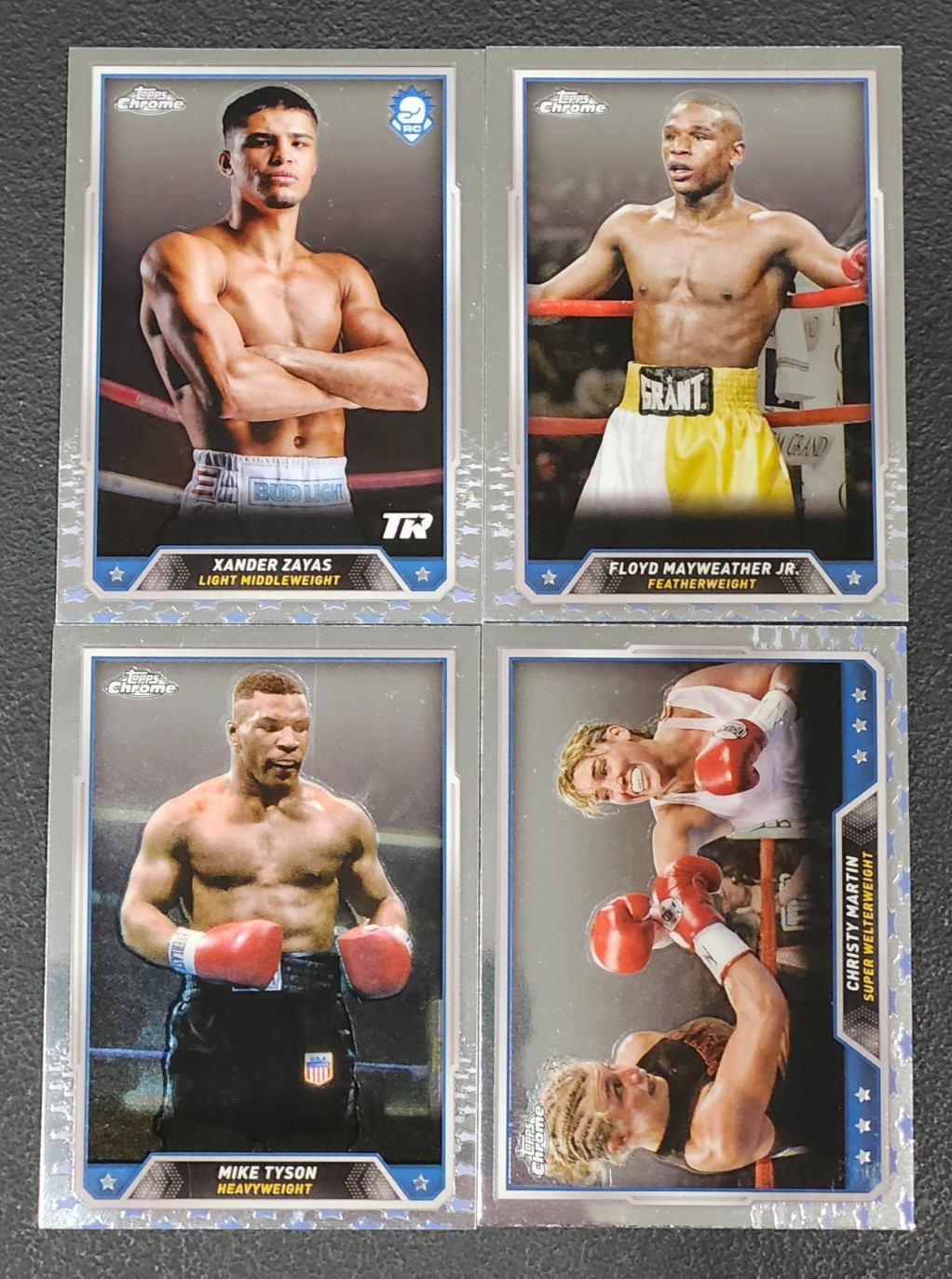 2024 Topps Chrome Boxing BASE 1-100 You Pick – 2 Card Minimum
