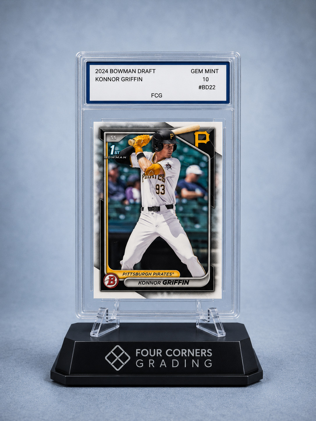 2024 Konnor Griffin 1st Bowman Draft Rookie Card RC #BD-22 Pirates Graded 10