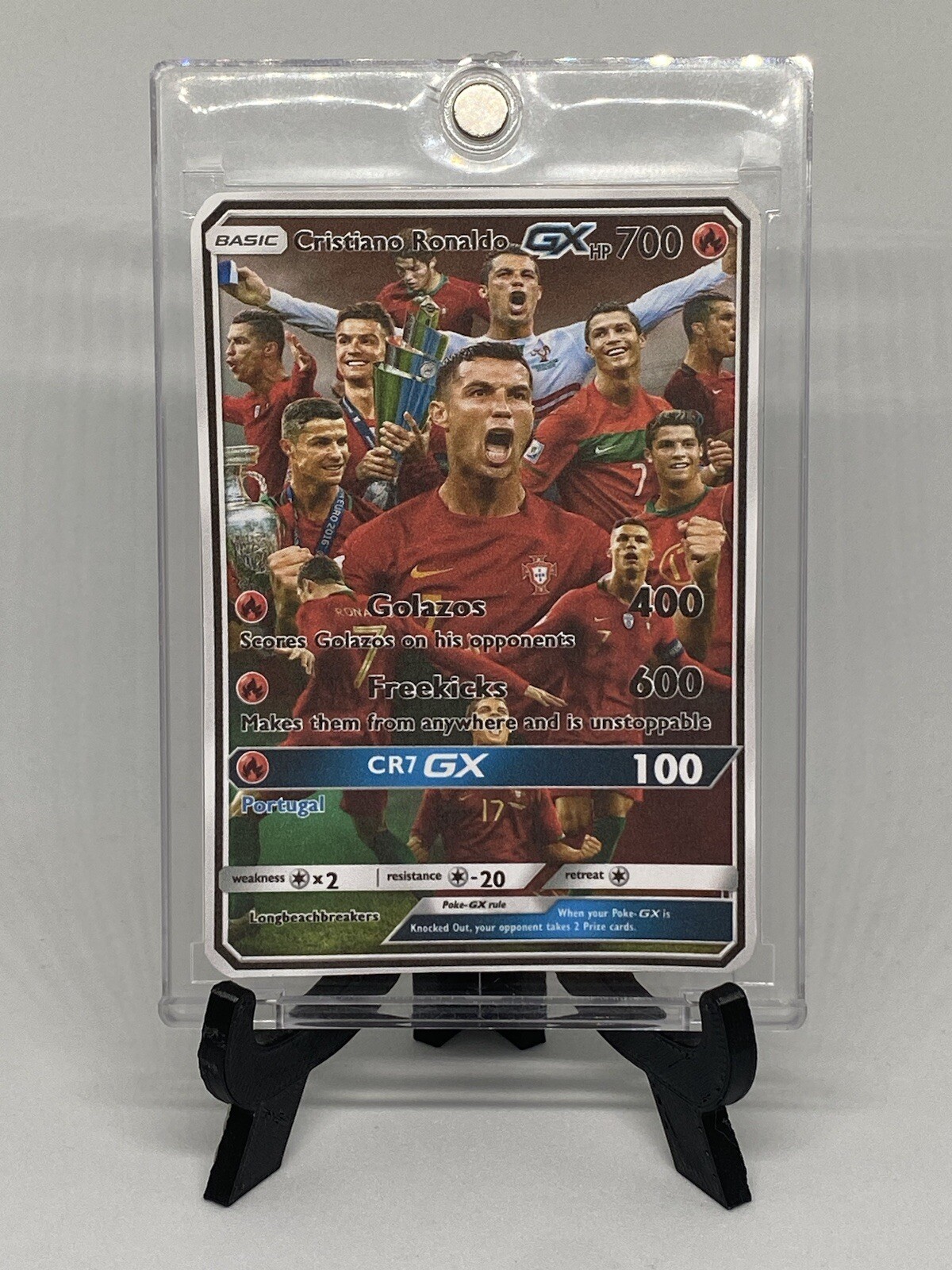 Cristiano Ronaldo Pokémon Card Full Art Portugal