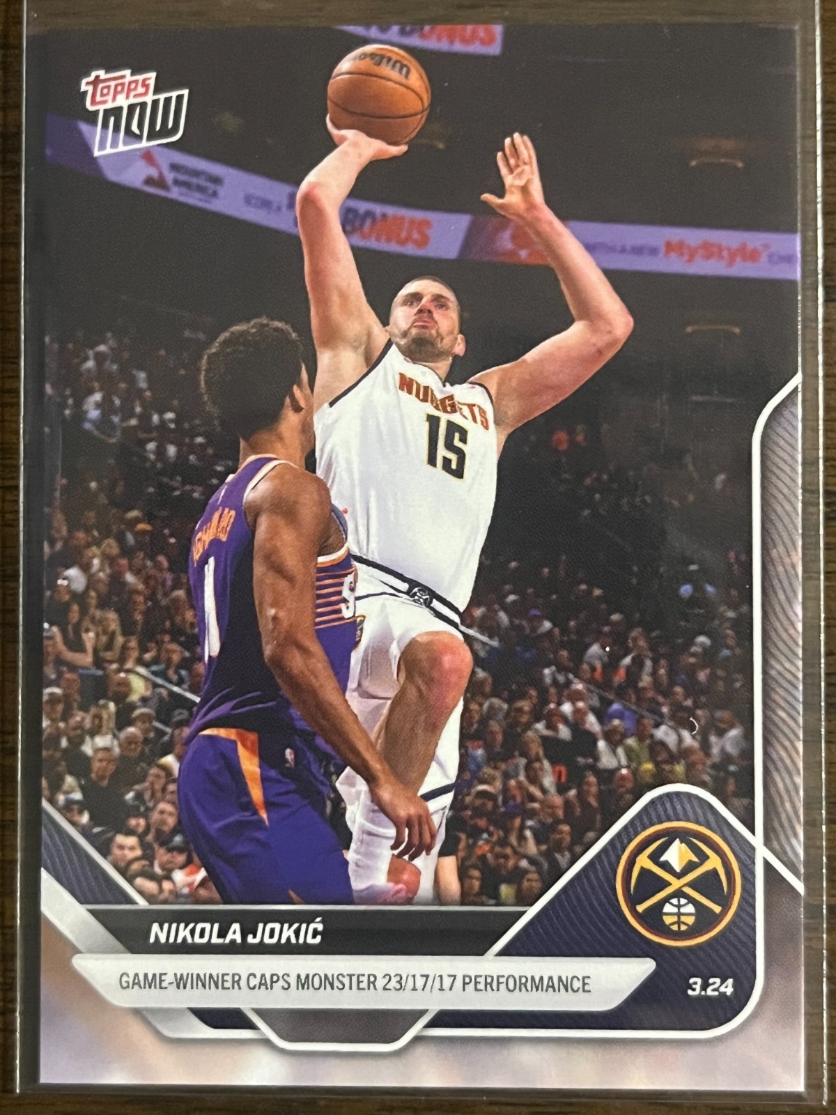 2025-26 Topps Now NBA #225 Nikola Jokic Denver Nuggets