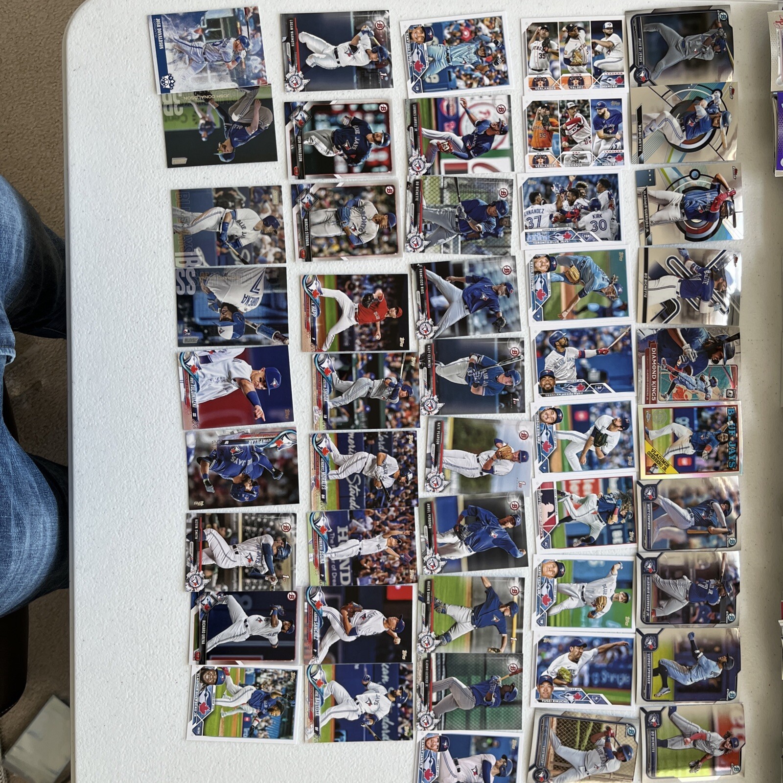 Toronto Blue Jays Cards Includes Bichette, Guerrero, Donaldson Option #1
