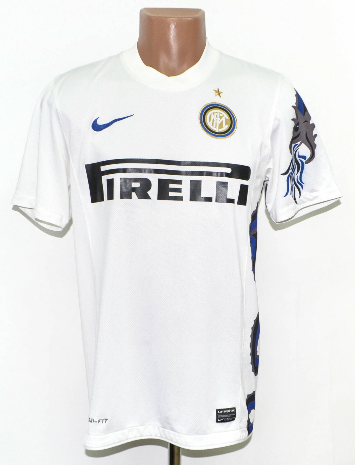 INTER MILAN ITALY 2010/2011 AWAY FOOTBALL SHIRT #22 MILITO SIZE S ADULT