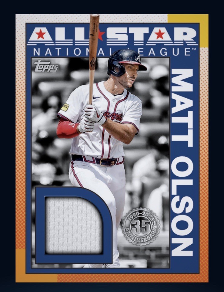 2025 MLB Topps Series 2-1990 All-Star Relic – MATT OLSON (Topps Bunt Digitalcard