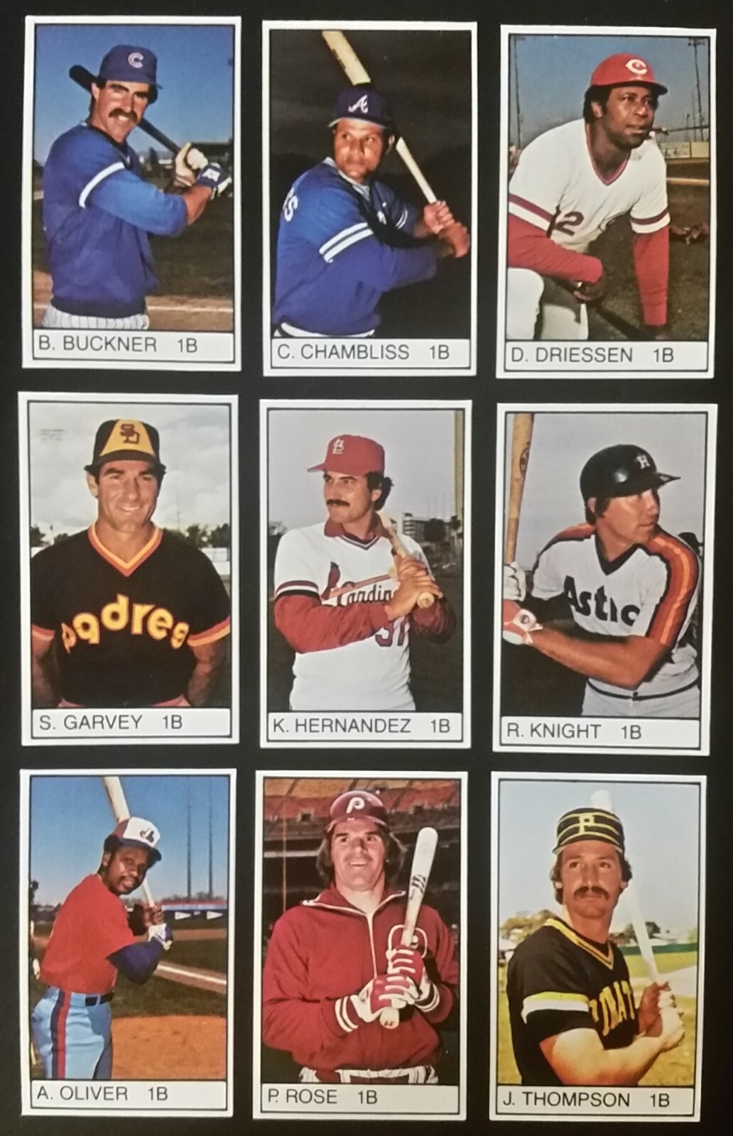 1983 MLB All-Star Game Program Inserts *Pick Your Player* 10+ Items Ship FREE!