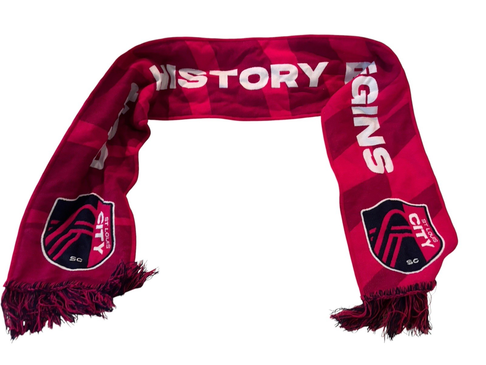St. Louis City SC Scarf 2023 Inaugural Season NWT MLS Ruffneck