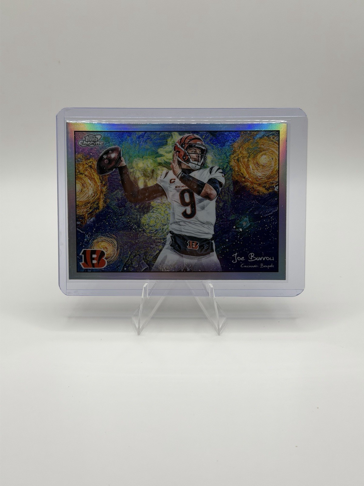 2025 Topps Chrome Cosmic JOE BURROW STARRY NIGHT #STN-13 BENGALS