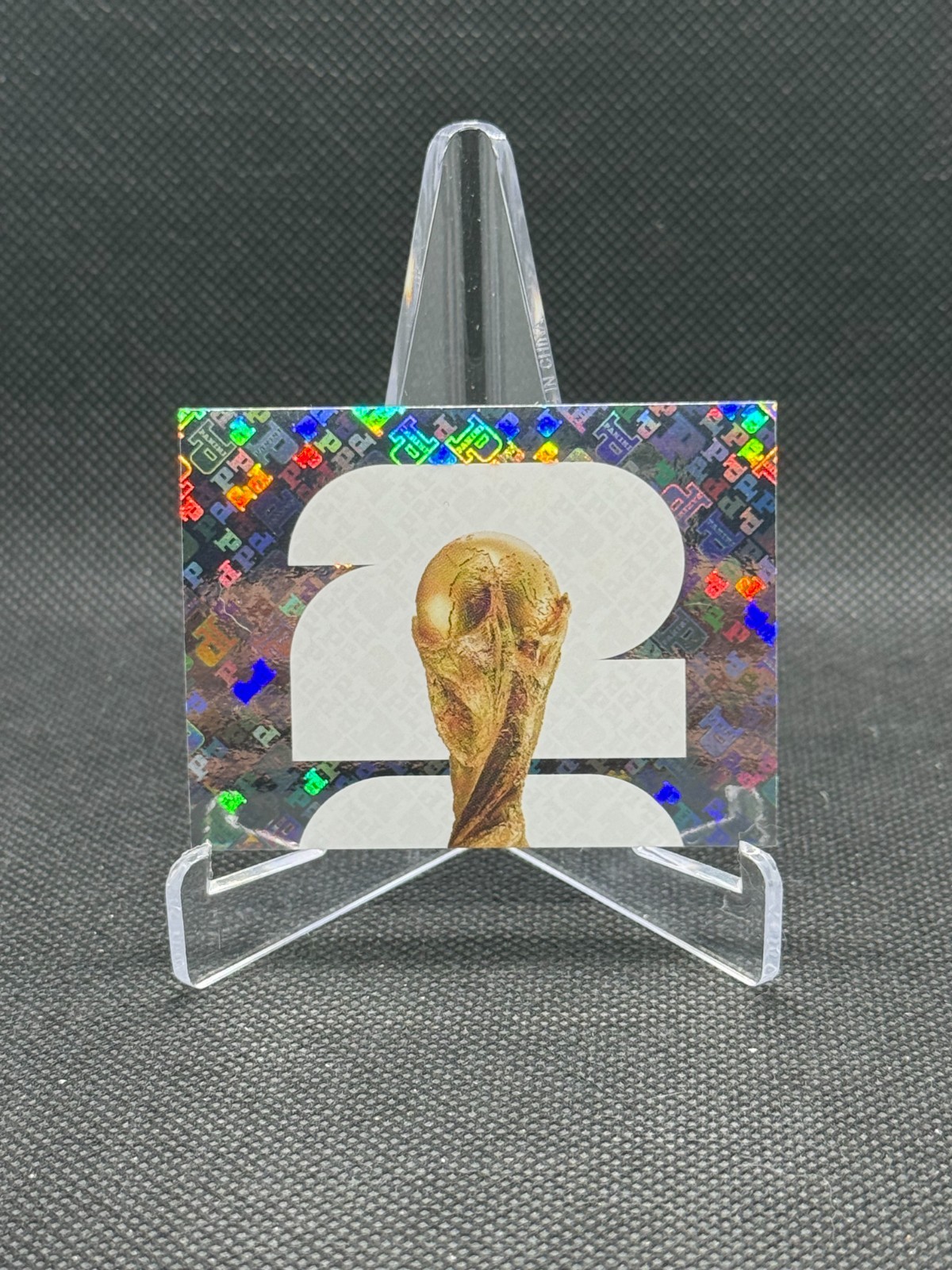 2026 Panini FIFA World Cup Sticker Trophy Top + Bottom FWC1-FWC2 🏆