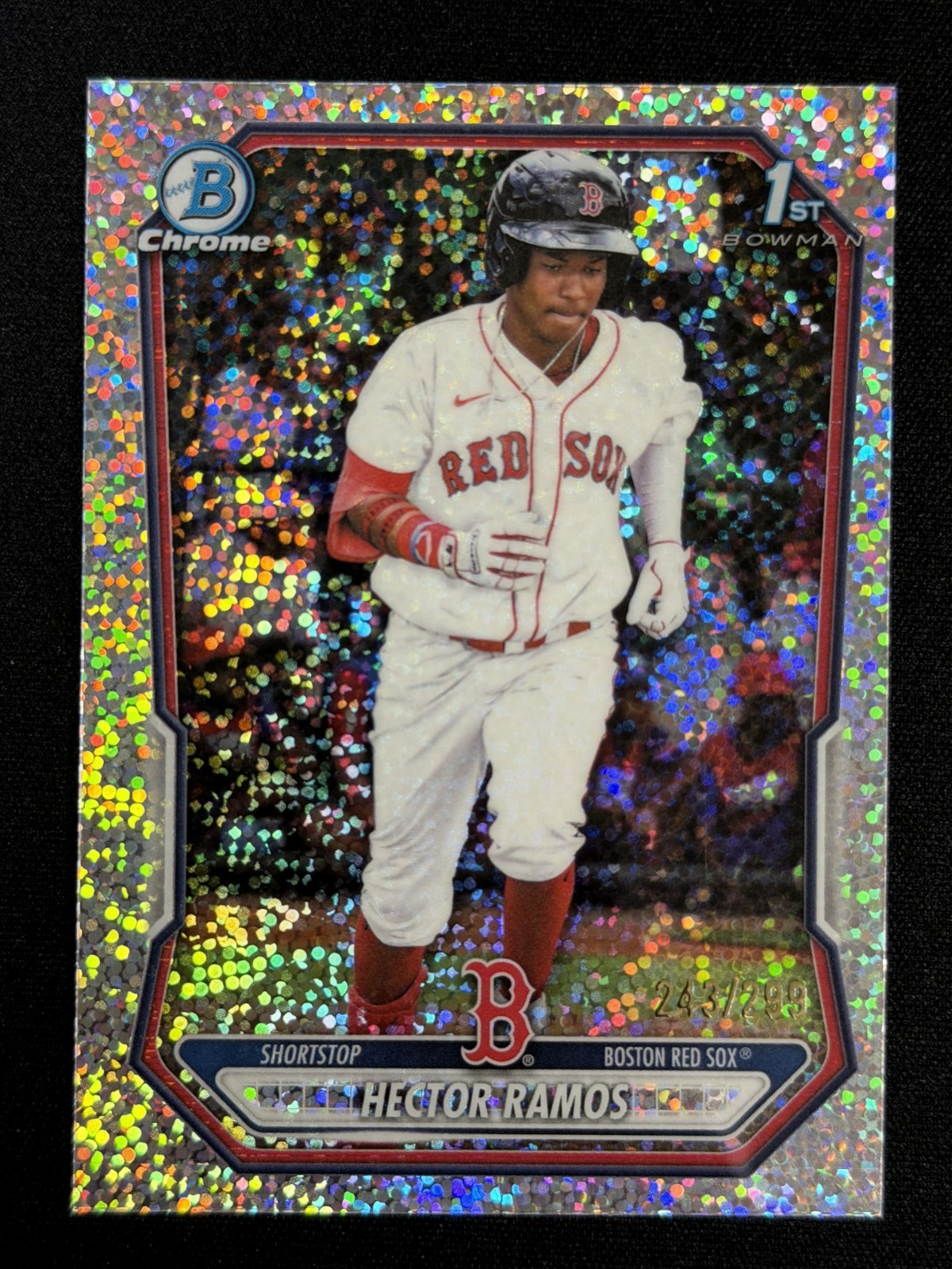 2026 Bowman Chrome • Hector Ramos 1st Bowman Speckle Refractor /299 • Red Sox
