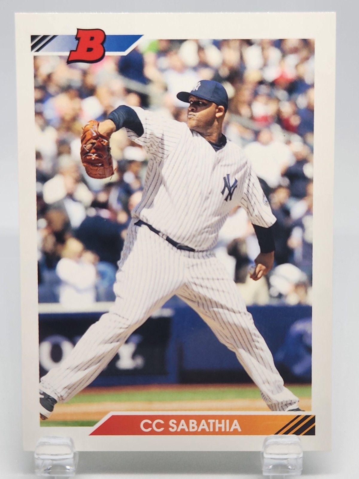 C.C Sabathia 2010 Bowman 1992 Bowman Throwback Insert Card #BT25 Yankees