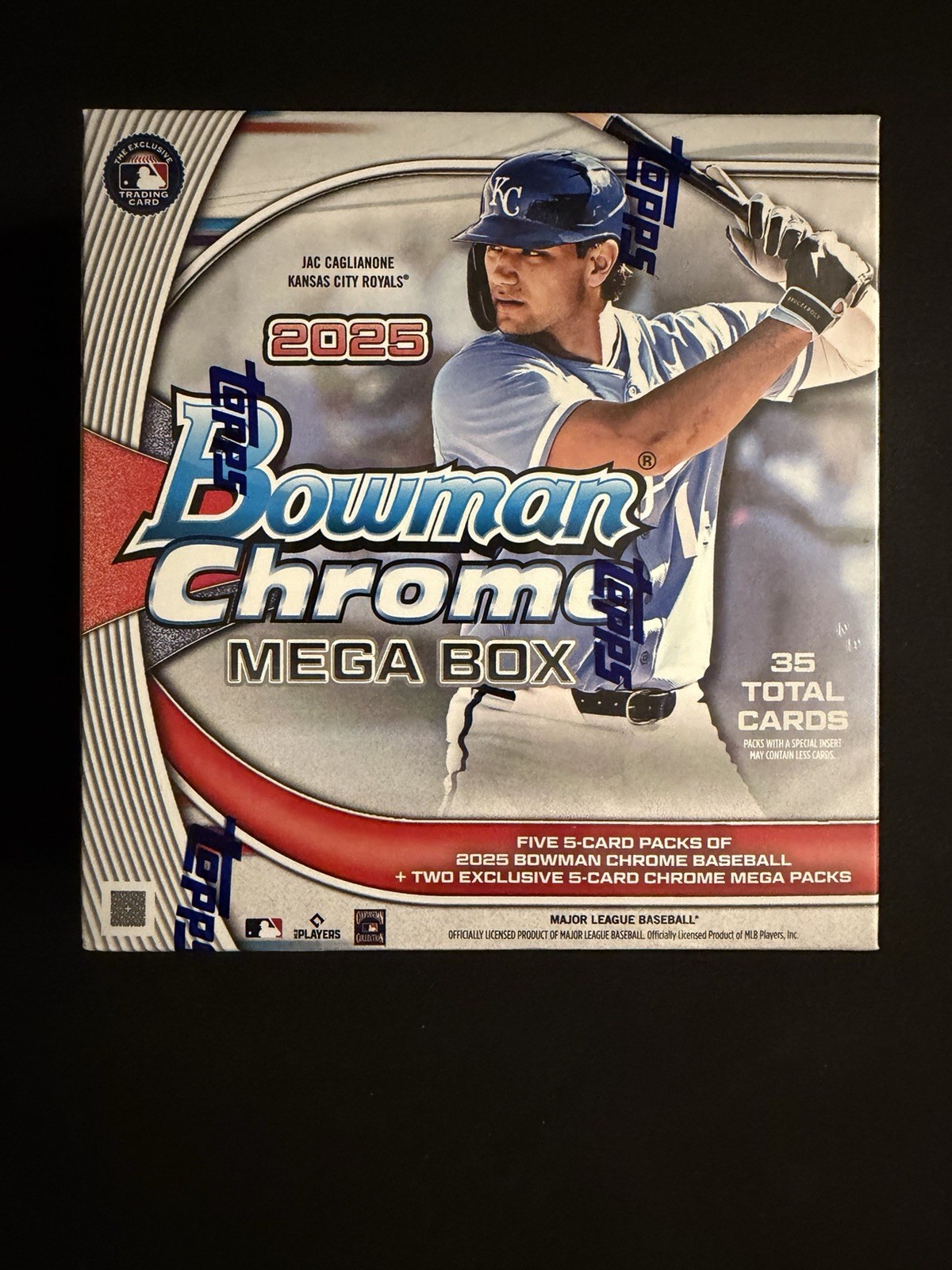 2025 Bowman Chrome Baseball Sealed Mega Box! Roman Anthony, Jac Caglianone, Wood