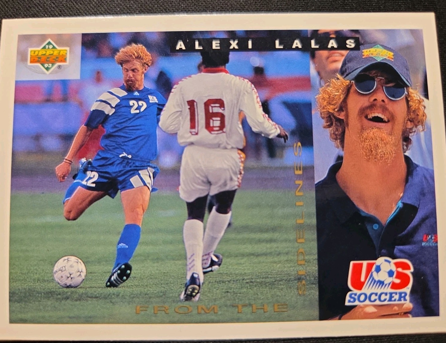 🚀 1994 Upper Deck World Cup 94 – From The Sidelines Alexi Lalas.🚀