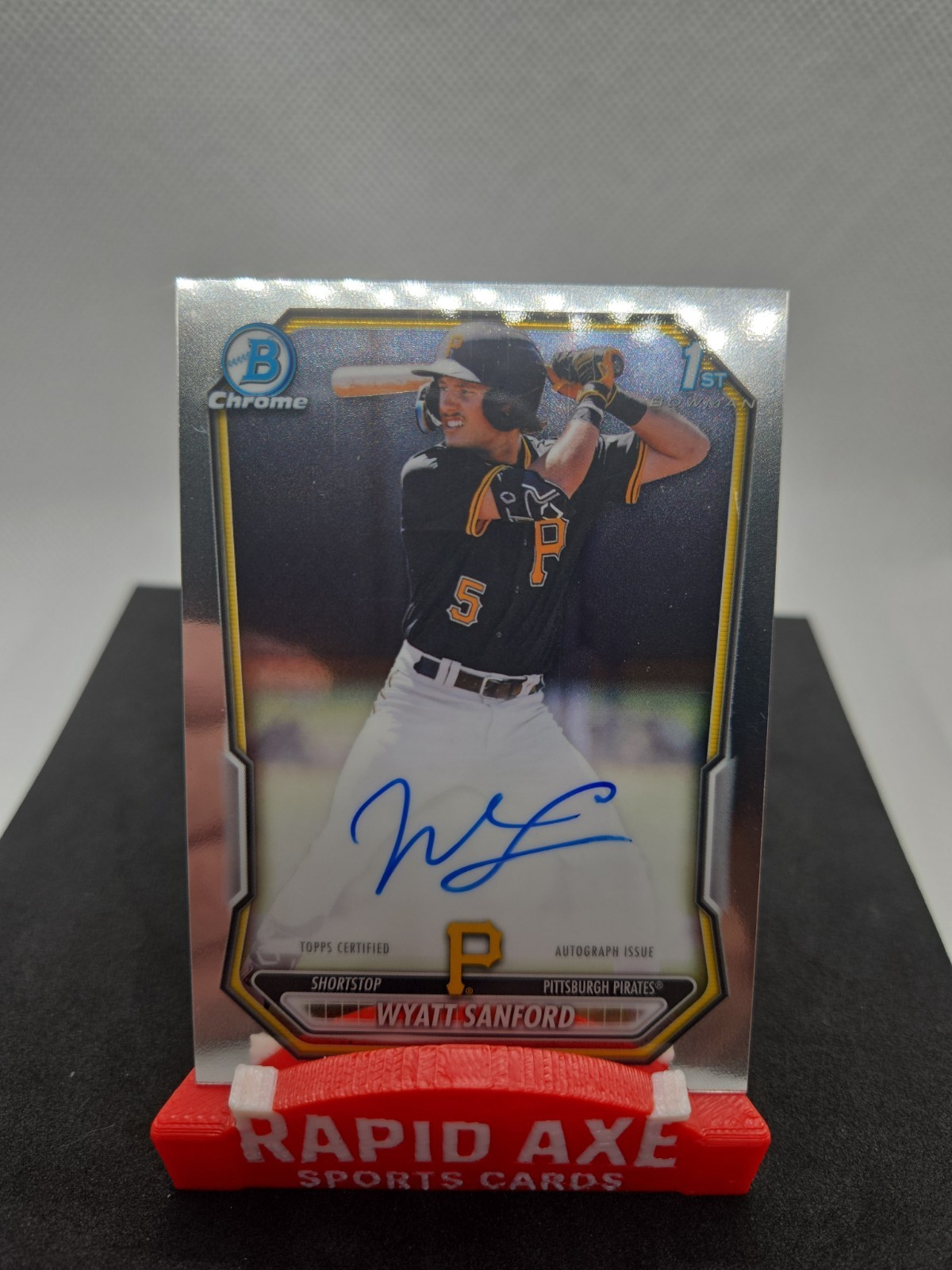 2026 Bowman – Chrome Prospect Autographs Wyatt Sanford #CPA-WS (AU, RC)