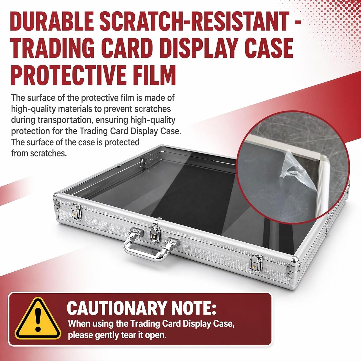 Card Show Display Case Large Aluminum 34″X22″ Lockable Trading Card Display