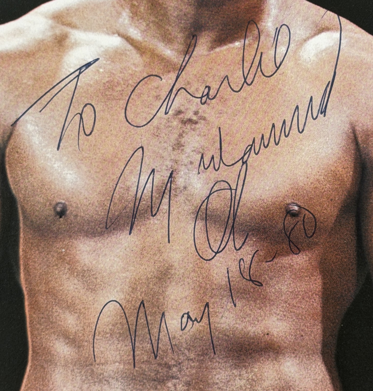 Muhammad Ali Signed/Inscribed 8.5×11 Magazine Photo JSA 211649