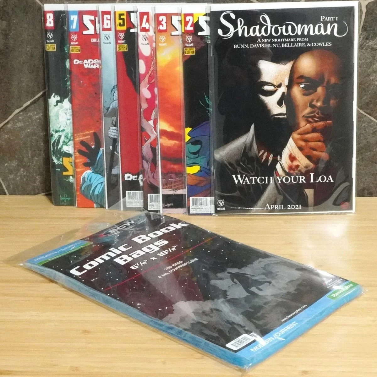 300 BCW Current Modern Resealable Comic Bags 2 MIL & Boards 6 3/4″ 200 Combo