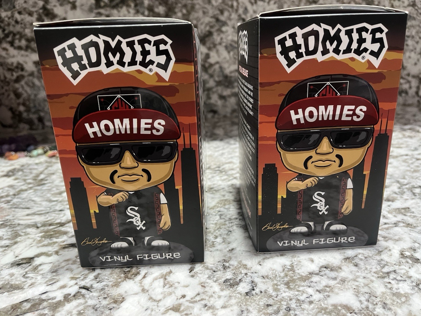 2-Chicago White Sox Homies Big Head Figure SGA 6/12/26 Mr Raza- New in Hand