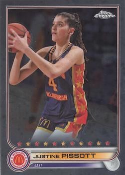 Justine Pissott 2022 Topps Chrome McDonald’s All American – #33