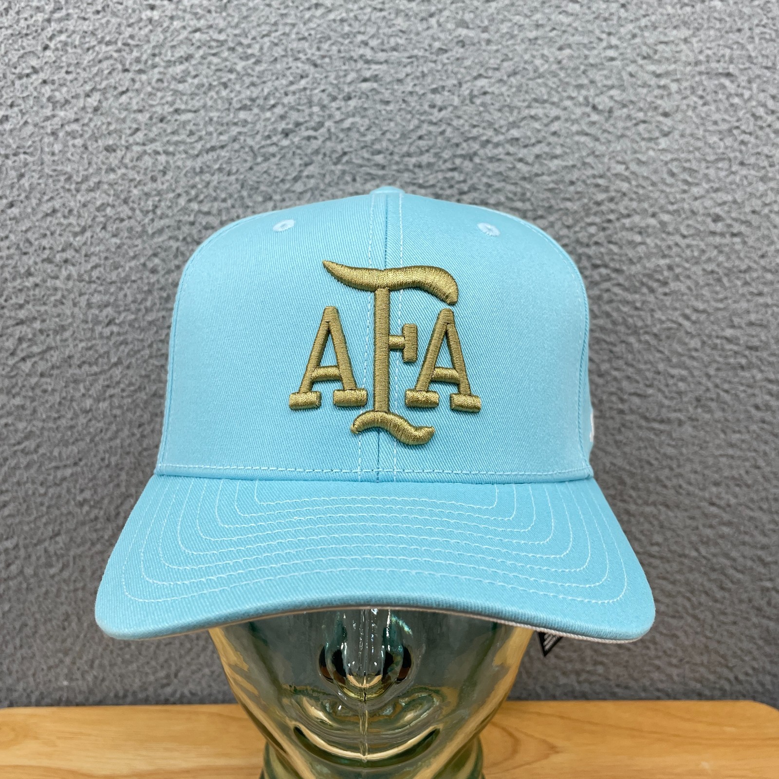 Adidas Argentina National Team 26 Hat Cap Snapback Icy Blue Adjustable OS KE1380
