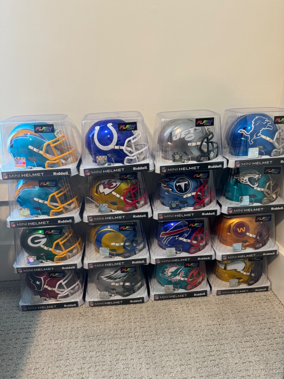 Blank Flash Mini Helmet PICK YOUR TEAM