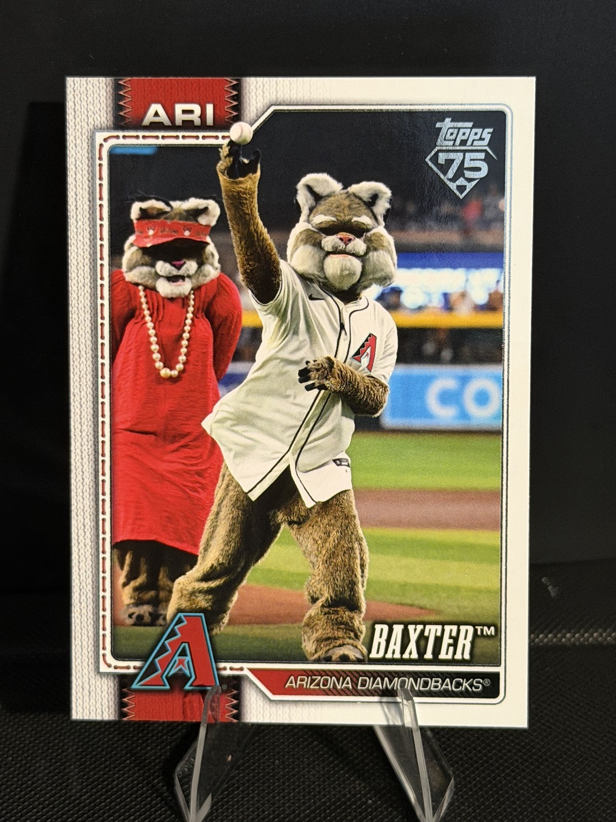 Baxter (Mascot) 2026 Topps Baseball Series 1 Mascots #M-1 Arizona Diamondbacks