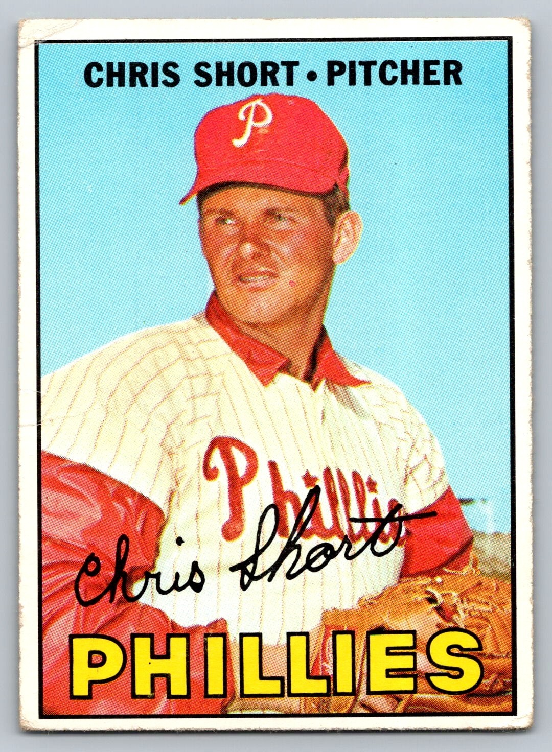1967 Topps Chris Short RC Philadelphia Phillies #395