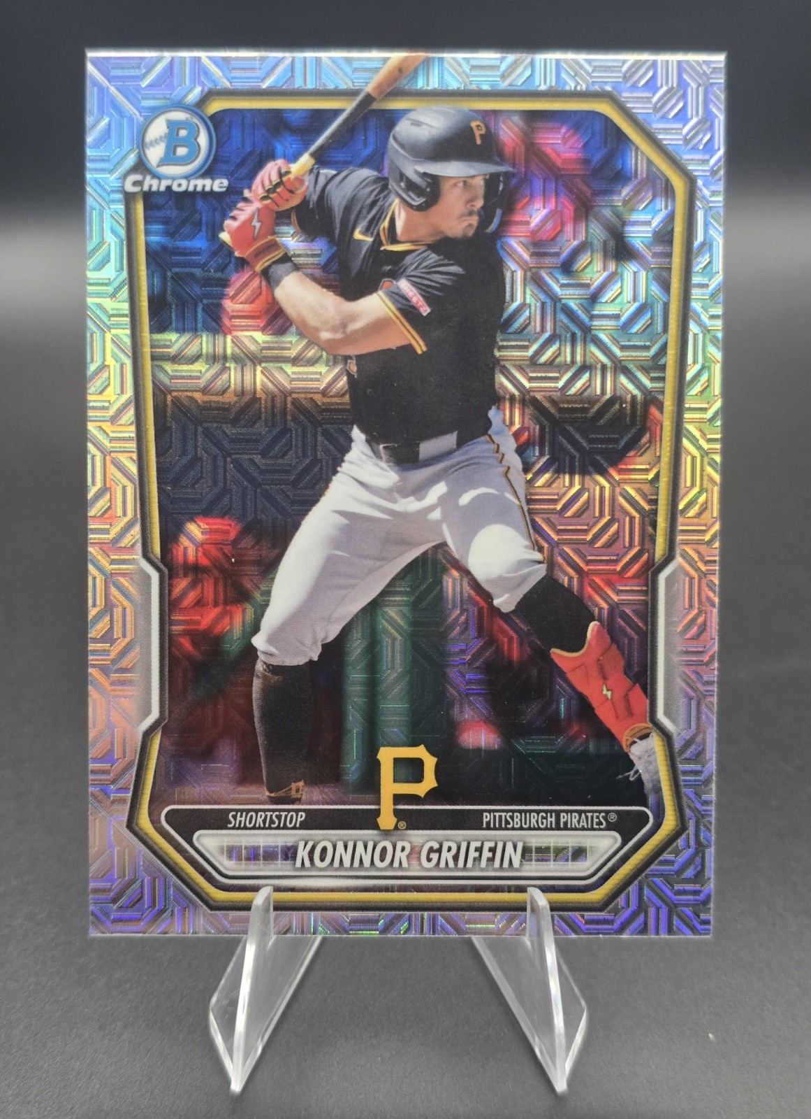 Topps Bowman Chrome 2026 Konnor Griffin BCP-92 Mojo Refractor Pirates