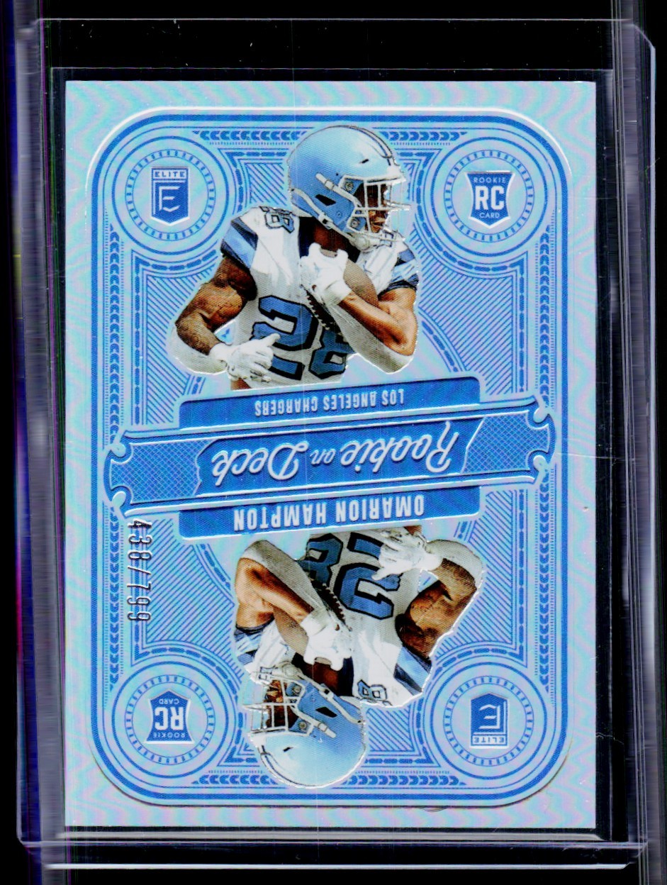 2025 Panini Donruss Elite Omarion Hampton 438/799 Los Angeles Chargers #2