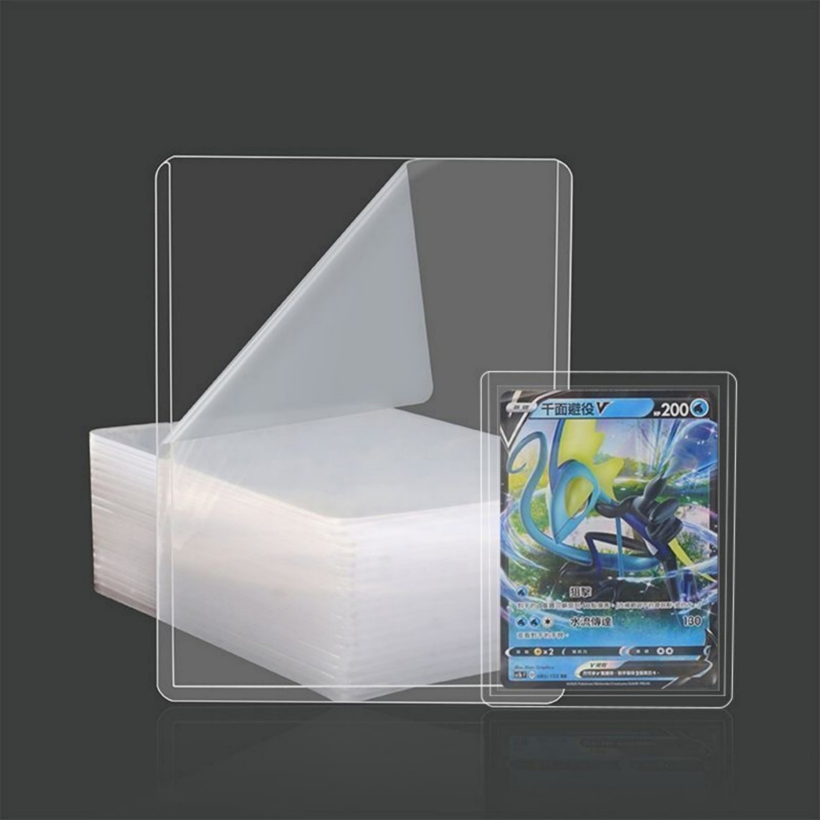 Rigid Blue PVC Toploaders 35PT For Baseball Basketball Cards 25/50/100/200pcs US