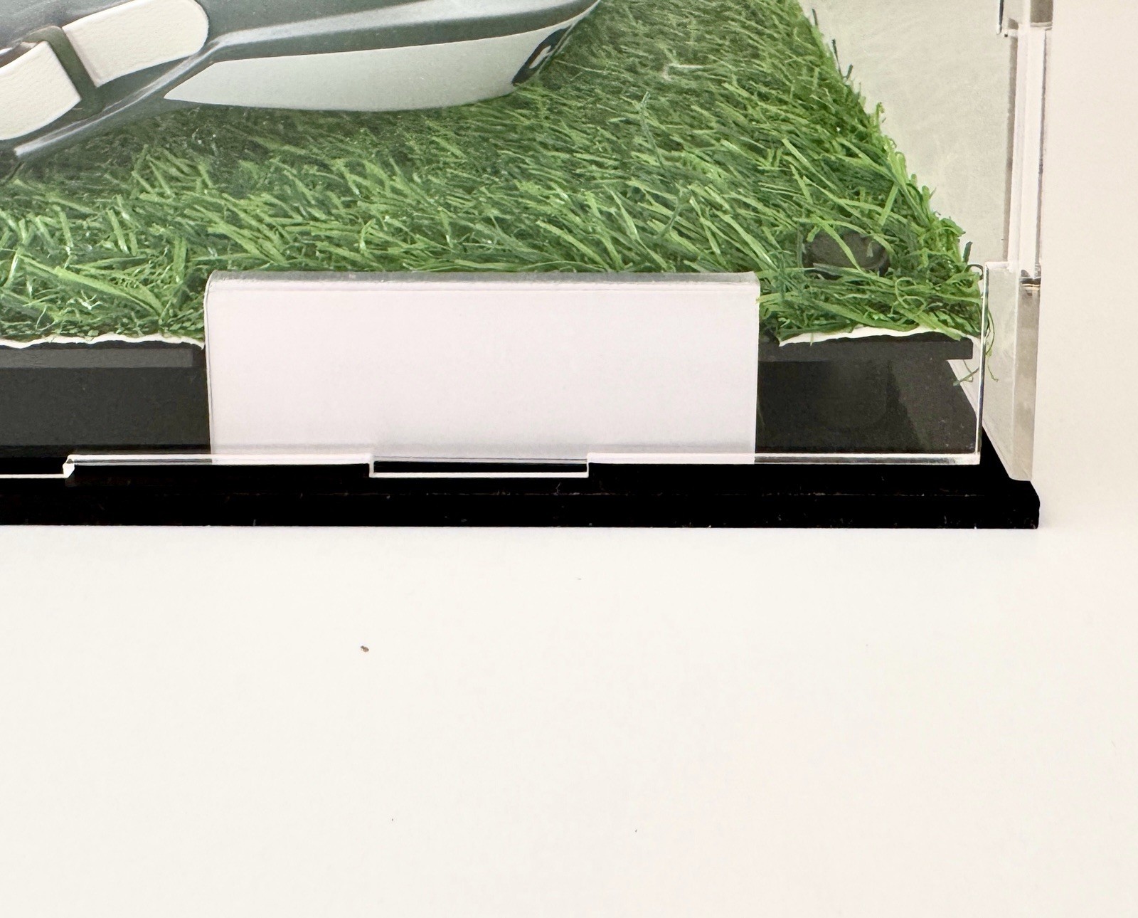 Full Size Camouflage Acrylic Football Helmet Display Case Camo Base, Back Mirror
