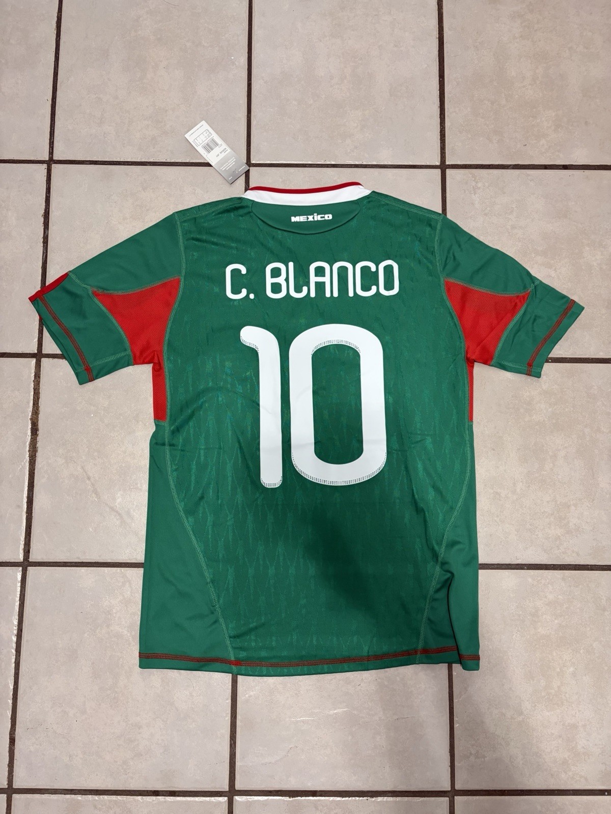 Cuauhtemoc Blanco 2010 World Cups Green Jersey