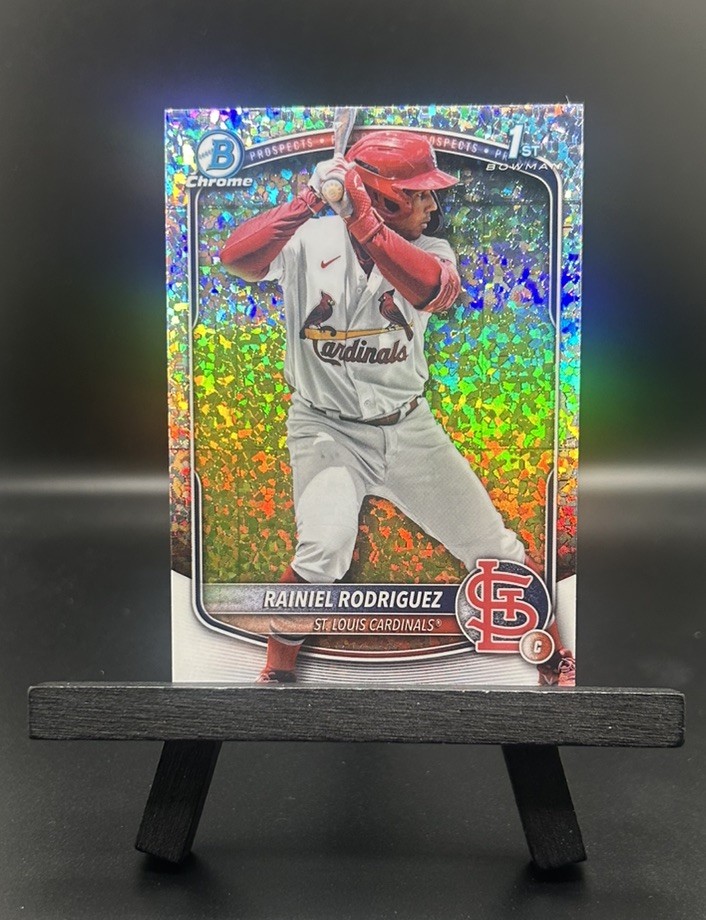 Rainiel Rodriguez 2025 1st Bowman Chrome #BCP-200 Mini Diamond Refractor