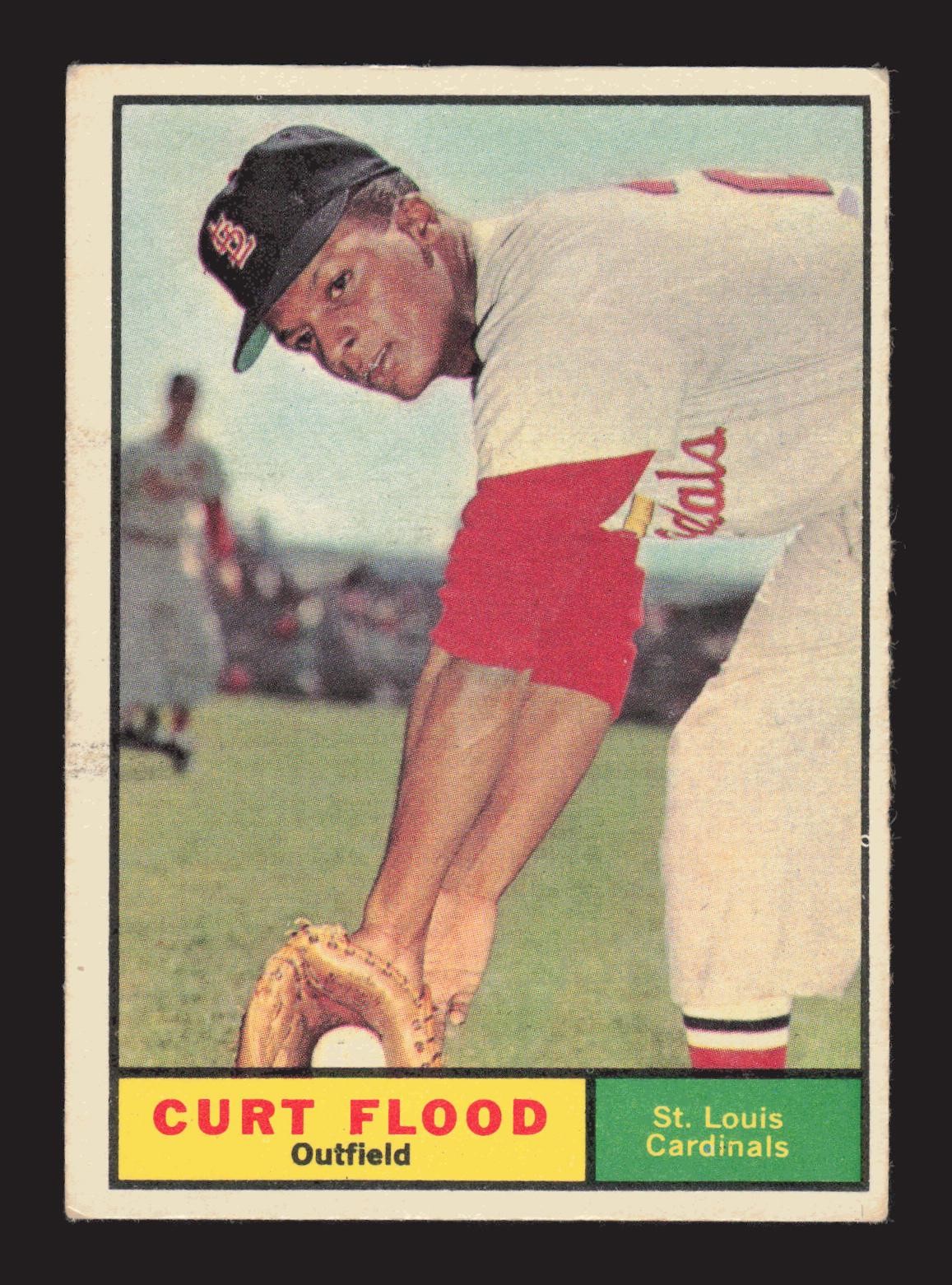 Curt Flood 1961 Topps #438 TYW7